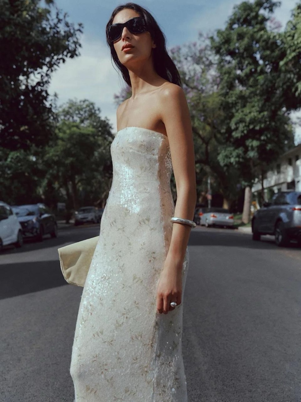 New, Reformation Ellison sequined Knit Dress with all tags attached